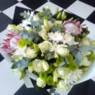 Frond & Filigree Mixed Bunch Large w Proteas